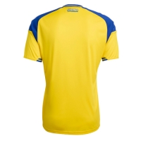 Camiseta Suecia Primera Equipación Replica Mundial 2026 mangas cortas